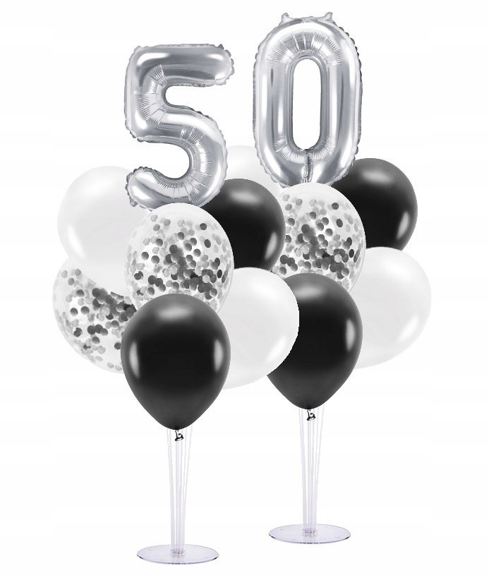 Zestaw stojak na balony cyfry KAŻDE urodziny 10-99 Zestaw stojak na balony cyfry KAŻDE urodziny 10-99