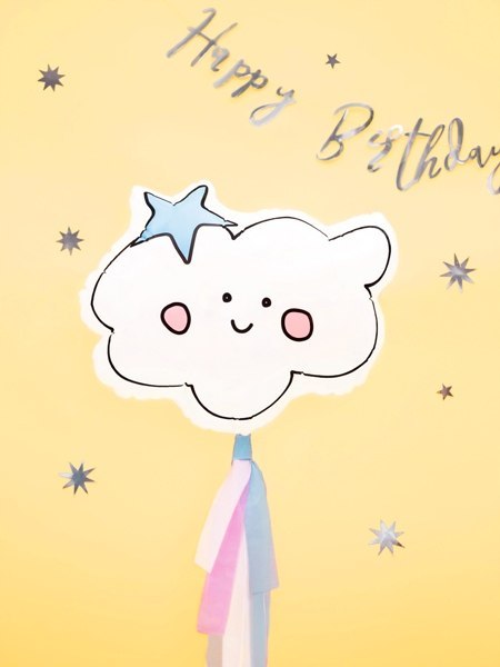 Balon chmurka na hel balony roczek baby shower Balon chmurka na hel balony roczek baby shower