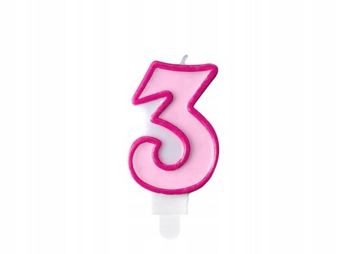 Balony girlanda baner cyfra 3 na trzecie urodziny Balony girlanda baner cyfra 3 na trzecie urodziny