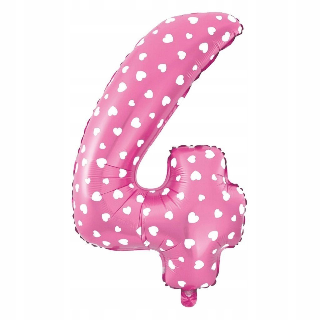 Balony girlanda baner cyfra 4 na czwarte urodziny Balony girlanda baner cyfra 4 na czwarte urodziny
