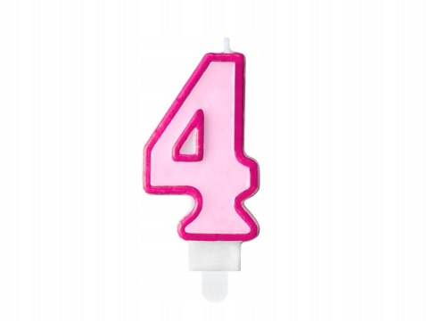 Balony girlanda baner cyfra 4 na czwarte urodziny Balony girlanda baner cyfra 4 na czwarte urodziny