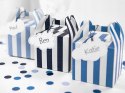 Pudełka na popcorn ozdoby na roczek baby shower x6 Pudełka na popcorn ozdoby na roczek baby shower x6