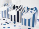 Pudełka na popcorn ozdoby na roczek baby shower x6 Pudełka na popcorn ozdoby na roczek baby shower x6