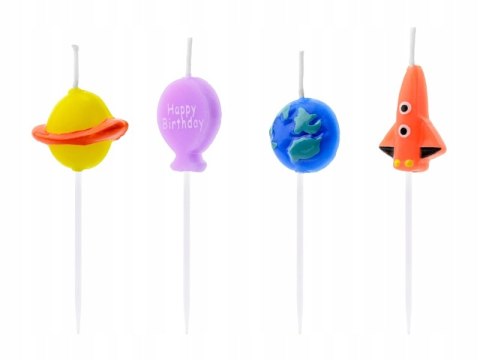 Świeczki pikery na tort kosmos 2 3 4 5 6 urodziny Świeczki pikery na tort kosmos 2 3 4 5 6 urodziny