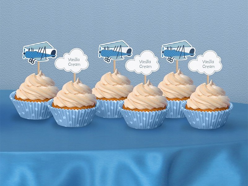 Topper pikery na tort dekoracje ozodoby na roczek Topper pikery na tort dekoracje ozodoby na roczek