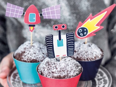 Topper pikery urodzinowe ozdoby na tort KOSMOS Topper pikery urodzinowe ozdoby na tort KOSMOS