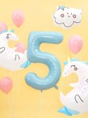 ZESTAW balony świeczka ozdoby na 2 LATKA urodziny ZESTAW balony świeczka ozdoby na 2 LATKA urodziny