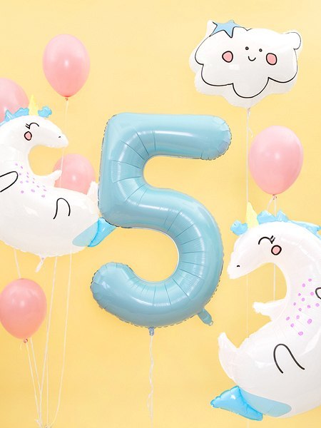 ZESTAW balony świeczka ozdoby na 2 LATKA urodziny ZESTAW balony świeczka ozdoby na 2 LATKA urodziny