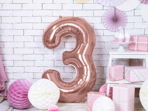 Balony dekoracje ozdoby ZESTAW na 3 latka urodziny Balony dekoracje ozdoby ZESTAW na 3 latka urodziny