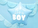 Balony girlanda zestaw na Baby Shower CHŁOPIEC hel Balony girlanda zestaw na Baby Shower CHŁOPIEC hel