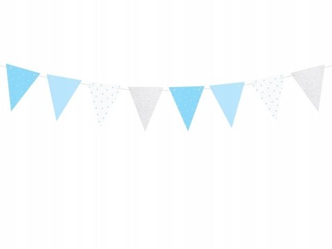 Balony girlanda zestaw na Baby Shower CHŁOPIEC hel Balony girlanda zestaw na Baby Shower CHŁOPIEC hel