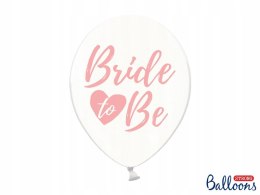 Balony na wieczór panieński Bride to be różowe x5