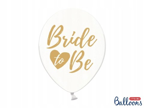 Balony na wieczór panieński Bride to be złote x5 Balony na wieczór panieński Bride to be złote x5