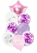 Balony z jednorożcem dekoracje jednorożec ZESTAW Balony z jednorożcem dekoracje jednorożec ZESTAW