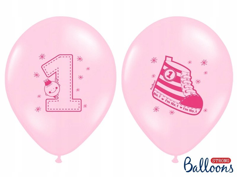 Balony z konfetti dekoracje na roczek 1 I urodziny Balony z konfetti dekoracje na roczek 1 I urodziny