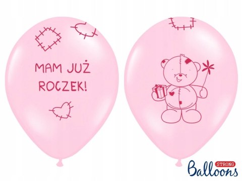 Balony z konfetti dekoracje roczkowe na roczek x10 Balony z konfetti dekoracje roczkowe na roczek x10