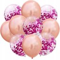Balony z konfetti na roczek Wesele Hel konfeti x10 Balony z konfetti na roczek Wesele Hel konfeti x10