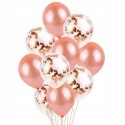 Balony z konfetti na roczek Wesele Hel konfeti x10 Balony z konfetti na roczek Wesele Hel konfeti x10