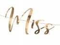 Baner MISS TO MRS wieczór panieński różowe złoto Baner MISS TO MRS wieczór panieński różowe złoto