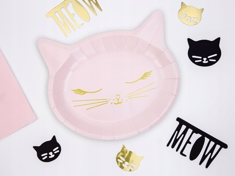 Baner girlanda dekoracje z kotami kocie urodziny