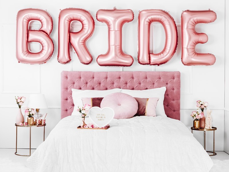 Szarfa na wieczór panieński BRIDE SQUAD jasny róż Szarfa na wieczór panieński BRIDE SQUAD jasny róż