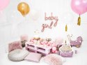 Balon girlanda BABY GIRL narodziny SHOWER rosegold