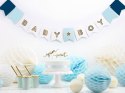 Balony girlanda zestaw na Baby Shower CHŁOPIEC hel