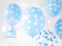 Balony girlanda zestaw na Baby Shower CHŁOPIEC hel