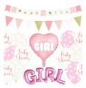 Balony girlanda zestaw na Baby Shower DZIEWCZYNKA Balony girlanda zestaw na Baby Shower DZIEWCZYNKA