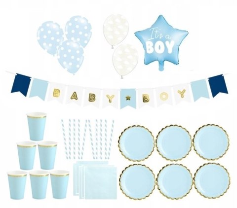 Balony girlanda zestaw na Baby Shower IT'S A BOY