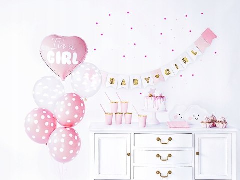 Balony girlanda zestaw na Baby Shower IT'S A GIRL Balony girlanda zestaw na Baby Shower IT'S A GIRL