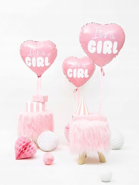 Balony girlanda zestaw na Baby Shower IT'S A GIRL Balony girlanda zestaw na Baby Shower IT'S A GIRL
