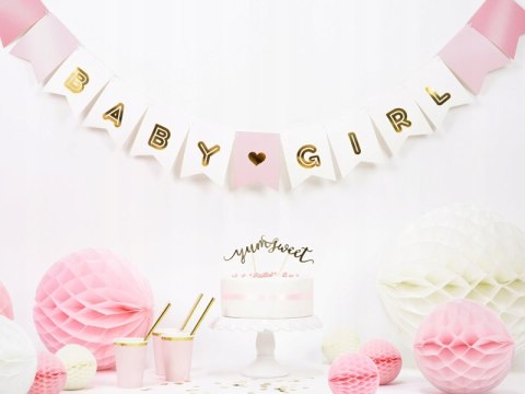 Balony girlanda zestaw na Baby Shower IT'S A GIRL Balony girlanda zestaw na Baby Shower IT'S A GIRL