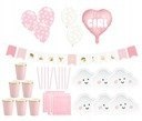 Balony girlanda zestaw na Baby Shower IT'S A GIRL Balony girlanda zestaw na Baby Shower IT'S A GIRL