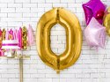 Dekoracje balony cyfry ZESTAW na 40 urodziny HEL