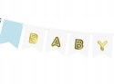 Girlanda na Baby Shower narodziny chłopca BABY BOY Girlanda na Baby Shower narodziny chłopca BABY BOY