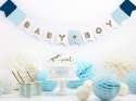 Girlanda na Baby Shower narodziny chłopca BABY BOY Girlanda na Baby Shower narodziny chłopca BABY BOY