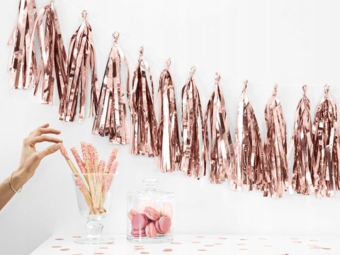 Girlanda na roczek chrzest baby shower rosegold Girlanda na roczek chrzest baby shower rosegold
