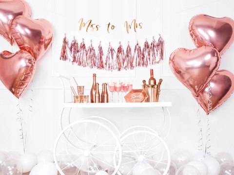 Girlanda na roczek chrzest baby shower rosegold Girlanda na roczek chrzest baby shower rosegold