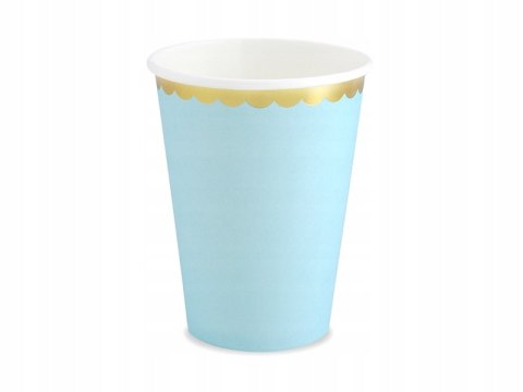 Kubeczki niebieskie roczek chrzest baby shower x6 Kubeczki niebieskie roczek chrzest baby shower x6