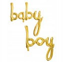 Napis balony girlanda BABY BOY narodziny chłopca