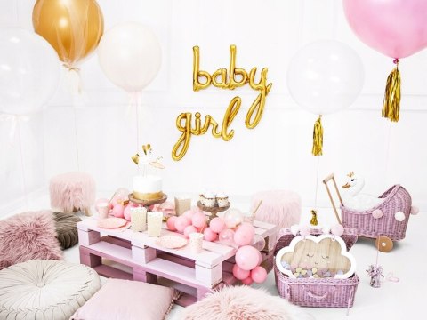 Napis z balonów girlanda BABY GIRL dziewczynka Napis z balonów girlanda BABY GIRL dziewczynka