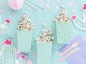 Pudełka na popcorn roczek chrzest baby shower 6szt Pudełka na popcorn roczek chrzest baby shower 6szt