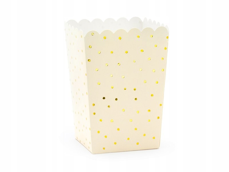 Pudełka na popcorn urodziny chrzest baby shower x6 Pudełka na popcorn urodziny chrzest baby shower x6