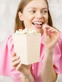 Pudełka na popcorn urodziny chrzest baby shower x6