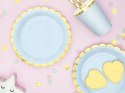 Talerzyki niebieskie roczek chrzest baby shower x6 Talerzyki niebieskie roczek chrzest baby shower x6