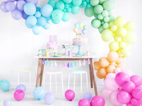 Talerzyki niebieskie roczek chrzest baby shower x6 Talerzyki niebieskie roczek chrzest baby shower x6