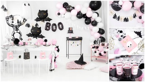 Talerzyki różowa DYNIA na Halloween dla dzieci x6 Talerzyki różowa DYNIA na Halloween dla dzieci x6