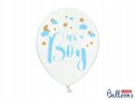 Wielki zestaw balonów ozdoby na Baby Shower BŁĘKIT