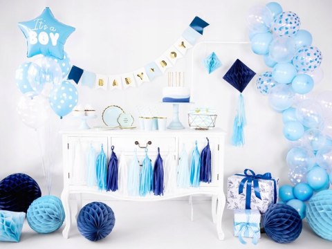 Wielki zestaw dekoracje balony Baby Shower chłopca Wielki zestaw dekoracje balony Baby Shower chłopca